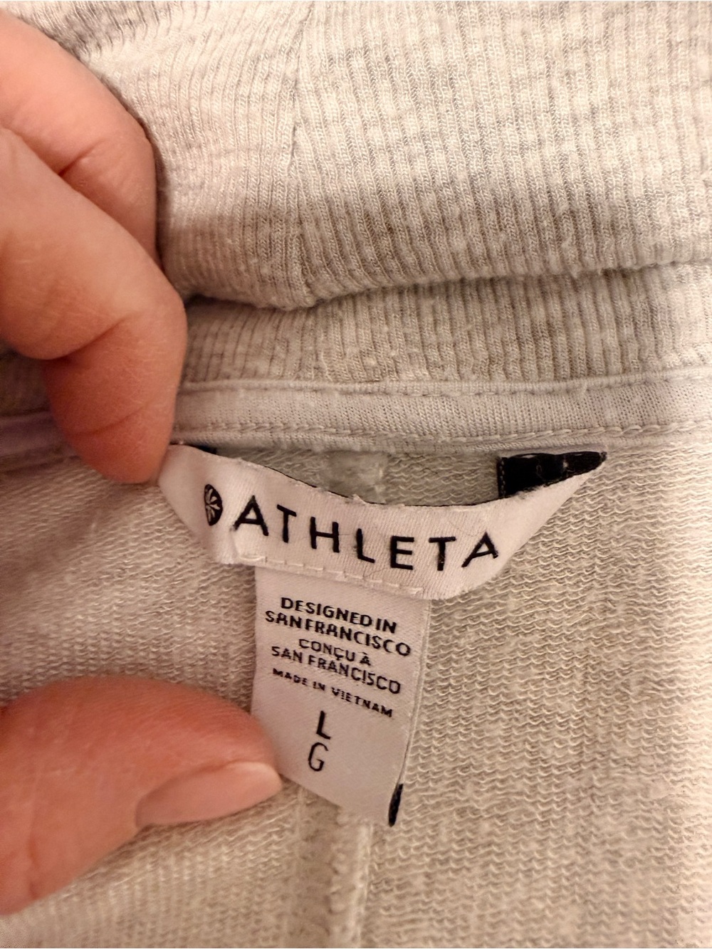 Athleta Pranayama Restore Wrap in Heather Gray - Picture 4 of 6